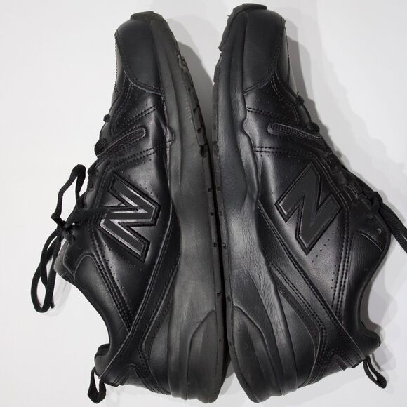 New Balance 608 Slip Resistant Walking Work Shoes Black Leather Men 9.5EE X-Wide main image 7